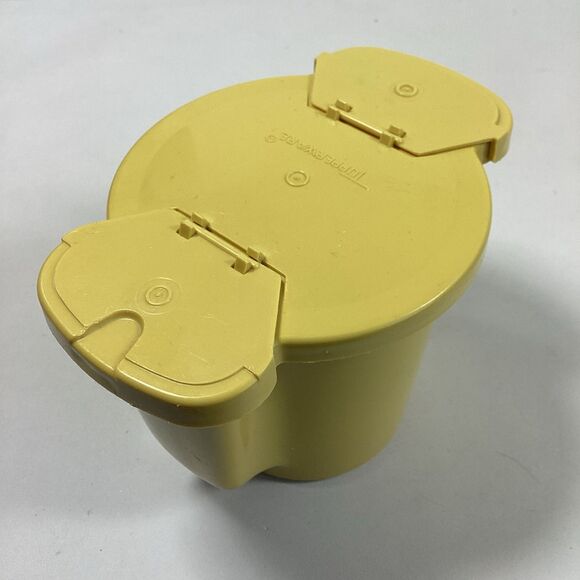 Vintage Tupperware Sugar Creamer Container Set Harvest Gold USA 574 577 - Picture 2 of 13